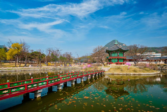 香原亭展馆Gyeongbokgung宫首尔南韩国