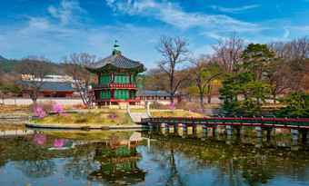 香原亭展馆Gyeongbokgung宫首尔南韩国