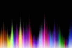 光谱彩色的行概述了液体摘要波彩虹颜色丰都