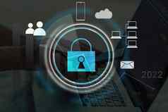 发展中网络安全系统互联网数据安全概念移动PC