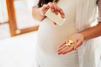 健康的补充婴儿成长裁剪拍摄认不出来怀孕了女人采取药物治疗首页