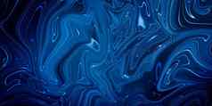 大理石的蓝色的摘要背景液体大理石模式