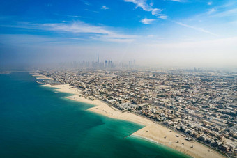 城市景观迪拜曼联阿拉伯阿联酋航空公司