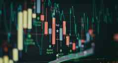 市场分析酒吧图图金融数据外汇图表金融数据概念