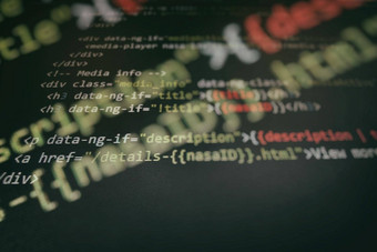编程代码屏幕软件开发人员软件编程工作时间代码文本写创建