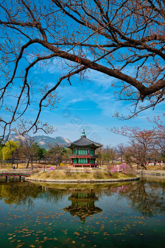 香原亭展馆Gyeongbokgung宫首尔南韩国