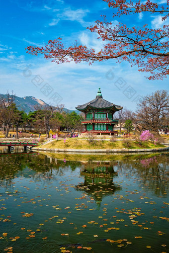 香原亭展馆Gyeongbokgung宫首尔南韩国