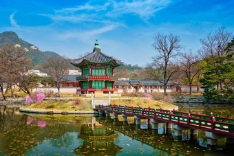 香原亭展馆Gyeongbokgung宫首尔南韩国