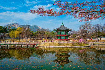 香原亭展馆Gyeongbokgung宫首尔南韩国