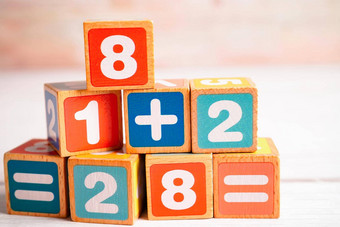 数量木块多维数据集学习数学教育数学概念