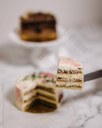 片tiramisubento蛋糕演讲蛋糕部分甜蜜的甜点人生日蛋糕背景bento蛋糕
