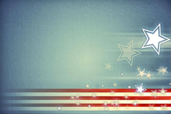 国家自豪地赢得了条纹插图美国主题背景组成星星条纹
