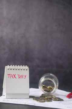 税返回形式手写税日期日历表格