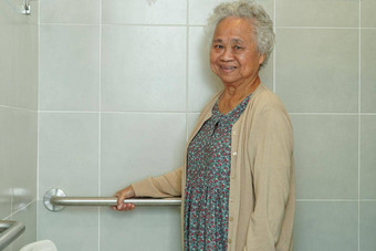 亚洲上了年纪的女人病人厕所。。。支持铁路浴室扶手安全抓住酒吧安全护理医院