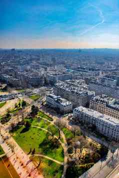 巴黎城市景观埃菲尔铁塔塔