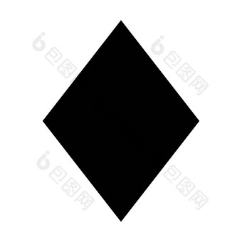 菱形形状象征向量图标有创意的图形设计元素pictogram插图