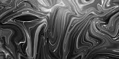 黑色的大理石墨水纹理丙烯酸画波纹理背景模式壁纸皮肤墙瓷砖豪华的