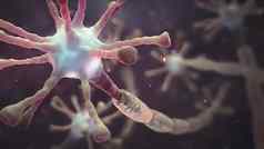 神经元研究爆炸退化神经元紧张系统研究大脑神经元