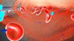 红色的血细胞红色的血红细胞常见的血样本