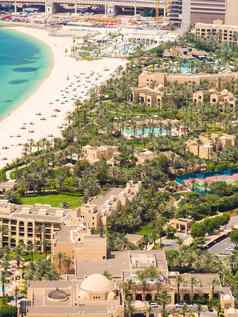 海滩海岸开放池酒店迪拜视图高度