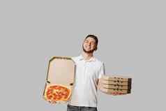 在线披萨盒子安全交付服务餐厅促销活动披萨奶酪董事会