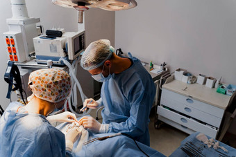 眼睑整容术塑料手术操作修改眼睛地区脸医疗诊所外科医生使切口外科手术刀