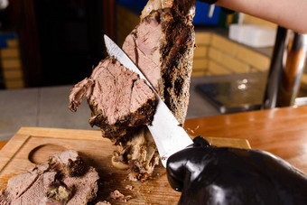 炸猪肉减少刀大和平猪<strong>肉肉</strong>切割肉老板减少猪肉刀广告肉菜单餐厅