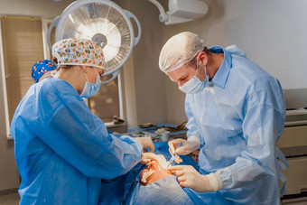 脂肪填充手术操作外科医生塑料手术命名眼睑整容术医疗诊所外科医生使切口外科手术刀