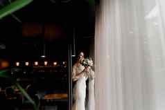 新娘婚礼衣服新娘面纱咖啡馆广告社会网络婚礼机构新娘沙龙