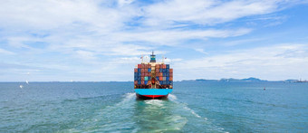 容器船离<strong>开工</strong>业海港全球业务进口出口公司业务物流运输国际容器货物运费船开放海
