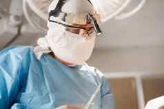 外科医生头灯剪刀塑料操作医疗诊所胸部增加塑料操作修正医疗诊所