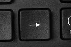黑色的移动PC键盘关闭有创意的照片