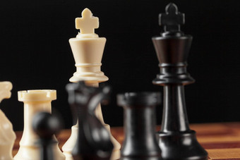 国际象棋董事会业务概念有创意的照片