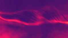 紫色的摘要波技术背景数字波