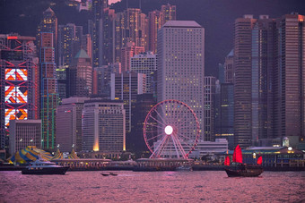 在香港香港天际线在香港香港中国