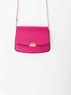 粉红色的时尚皮革钱包黄金细节设计师袋时尚的附件女时尚奢侈品风格手提包集合