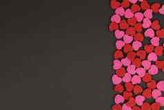 心摘要背景红色的粉红色的颜色黑色的纹理快乐情人节一天心爱模式