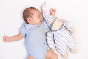 婴儿说谎婴儿床泰迪熊婴儿个月平静睡觉婴儿健康的婴儿睡眠文章玩具孩子们软玩具
