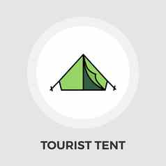 旅游帐篷图标