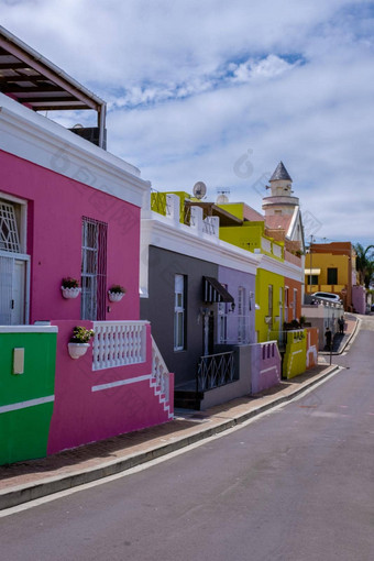 角乡角小镇色彩斑斓的房子角小镇南非洲