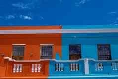 角乡角小镇色彩斑斓的房子角小镇南非洲