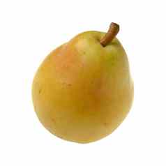 成熟的水果梨水果孤立的白色背景