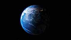 地球地球现实的地理位置表面轨道云大气