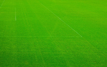 前空中视图足球球场足球场绿色草草坪上模式纹理