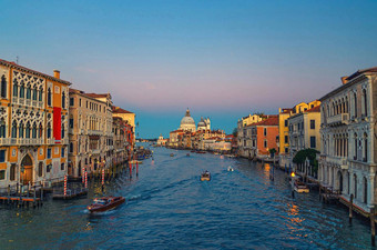大运河水道威尼斯历史城市中心