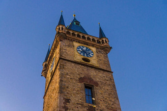 布拉格主要塔小镇大厅