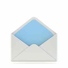 邮件图标开放空信封