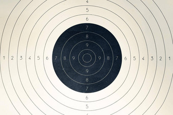 空白纸目标拍摄范围数字轮清洁目标标志着靶心拍摄实践范围