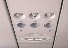 可调灯空气护发素开销座位控制商业飞机飞机禁止吸烟座位带迹象