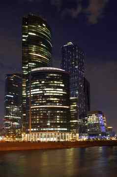 城市摩天大楼莫斯科